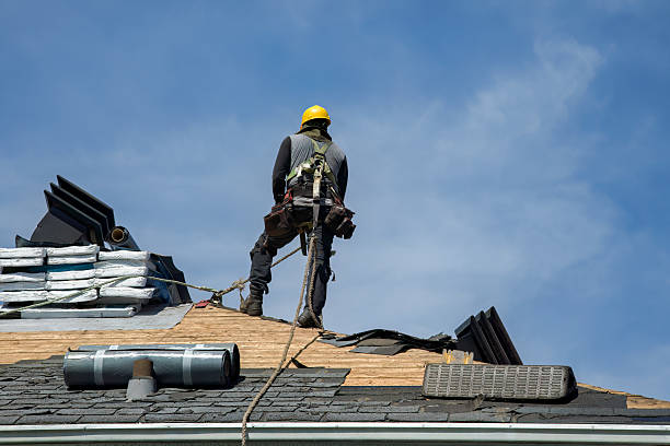 Professional Roof Replacement technician working in Pomona, CA